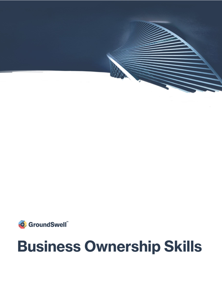 Business Ownership School℠ GroundSwell℠