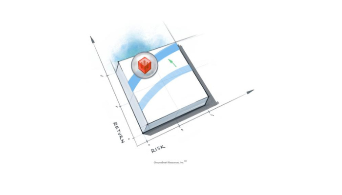 An x and y graph with 